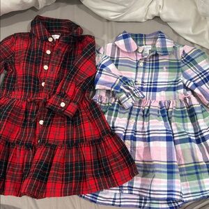 2 Polo Ralph Lauren plaid dresses